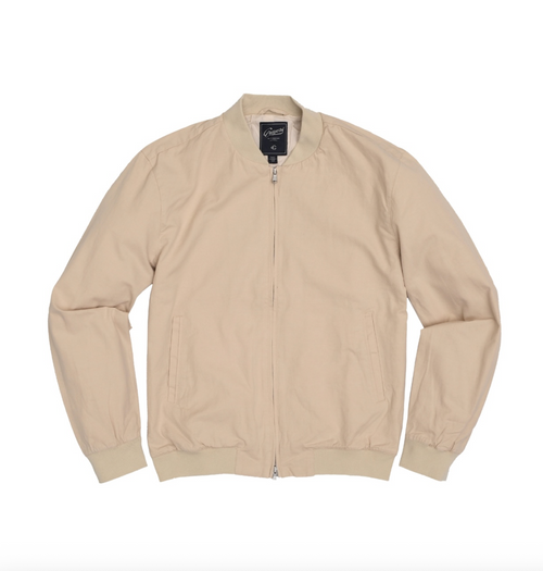 Linen Bomber Jacket