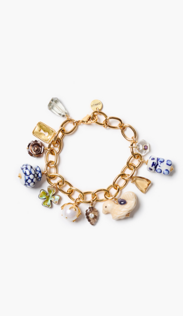 Brass Charm Bracelet