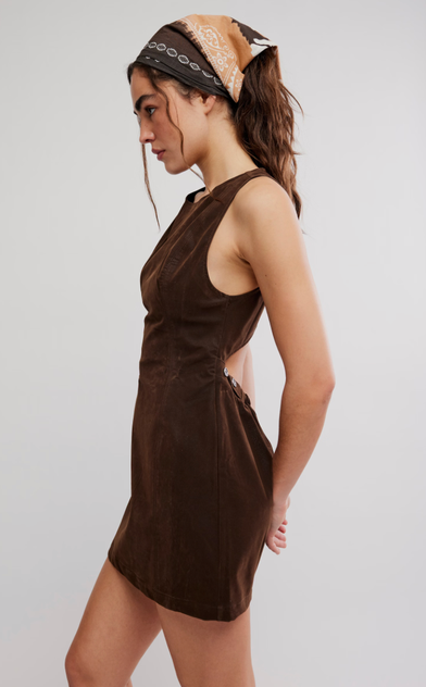 Atlas Suede Mini Dress