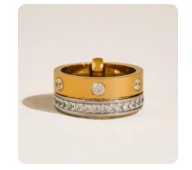 Greyson 18K Gold Band Ring