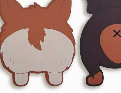 Dog Bum Coasters-4 Pack