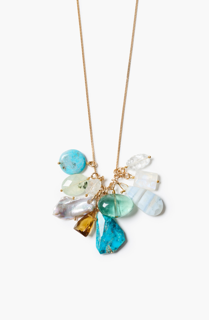 Turquoise Charm Necklace