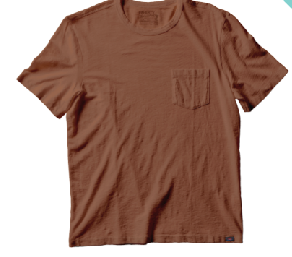 Sunwashed Pocket Tee Red