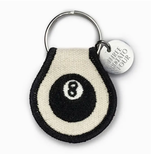 8 Ball Patch Keychain