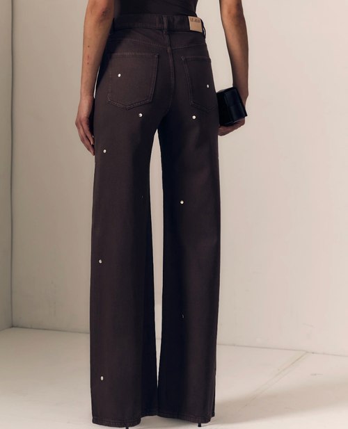 Studded Column Jean