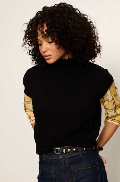 Mock Neck Sweater Shell