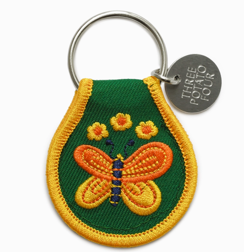Butterfly Patch Keychain