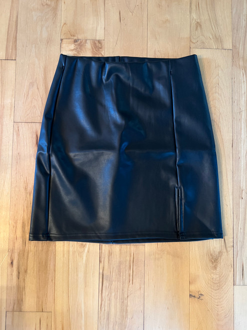 Zandie Vegan Leather Skirt 