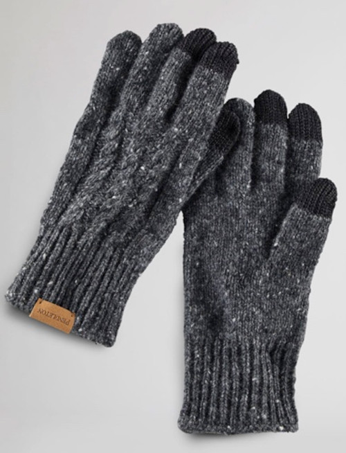 Merino Cable Knit Texting Glove