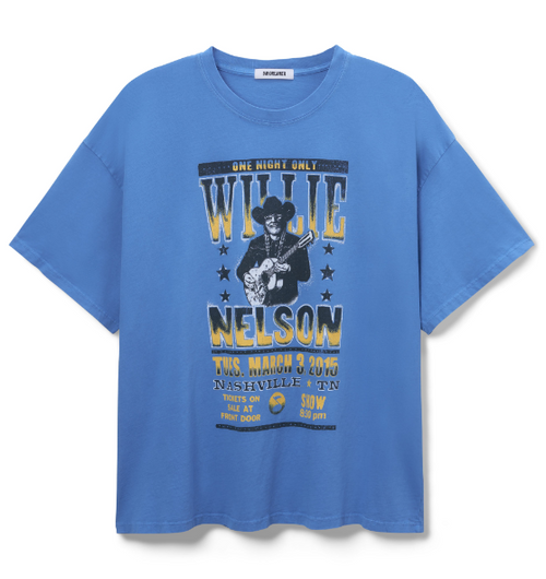 Willie Nelson One Night Only Tee (OS)