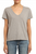 Basic Slub V-neck 