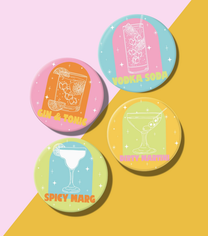Big Cats (Set of 4) Coasters