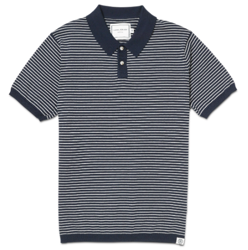 Seawell Striped Knit Polo