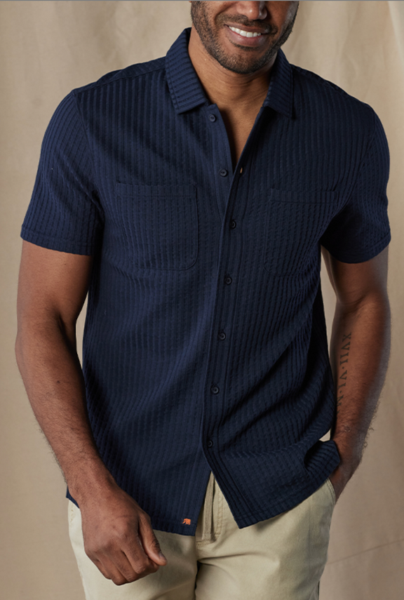 Knit Gateway Button Up