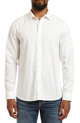 Long Sleeve Button Down Ripstop Shirt