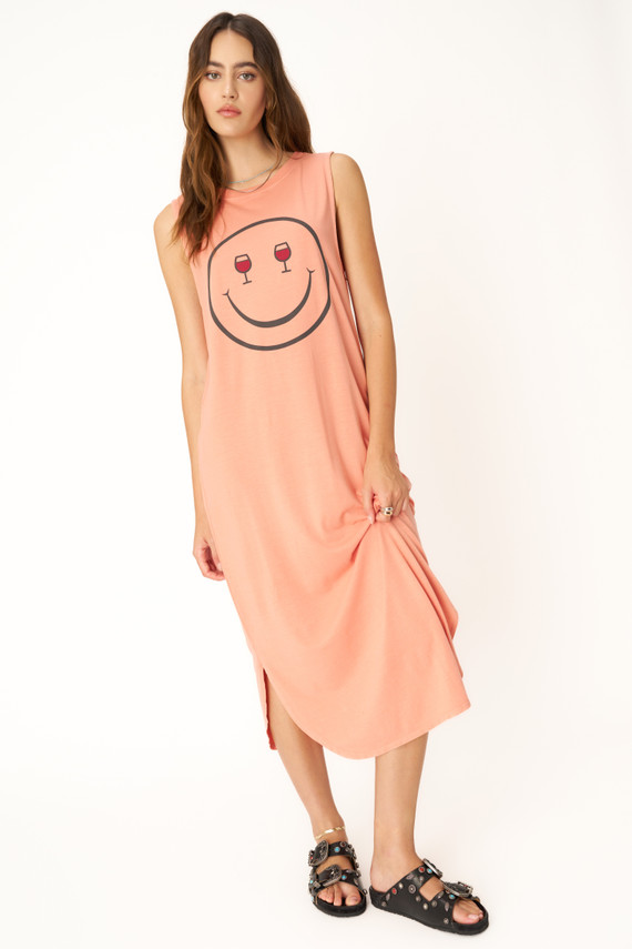 Wine Eyes Tank Dress