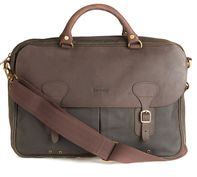 Wax Leather Briefcase