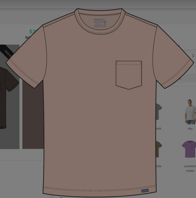 Sunwashed Pocket Tee