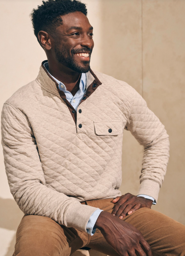 Epic Quilted Fleece Pullover