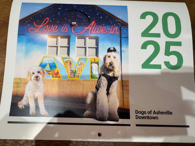 Dogs of Downtown Asheville Calendar