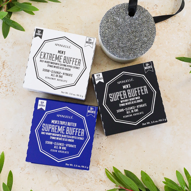 Men's Assorted Pack with Black Scrubber
