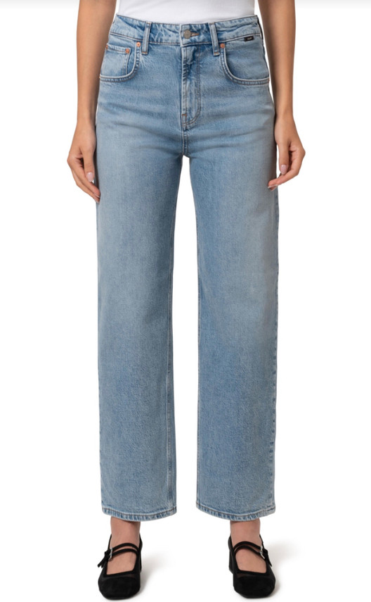 Paloma Mid Rise Black Velvet