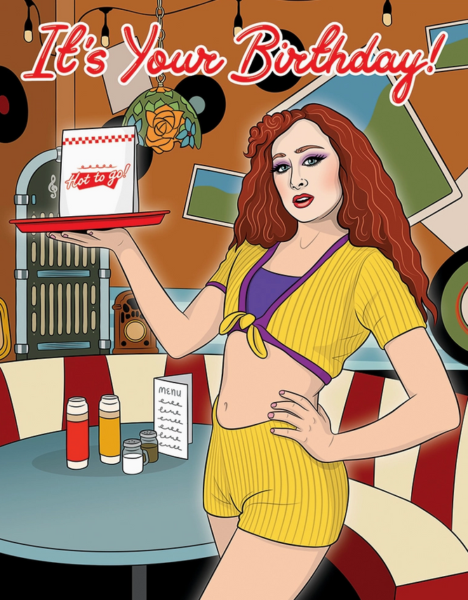 Chappell Hot To Go Birthday Card Chappell Hot To Go Birthday Card