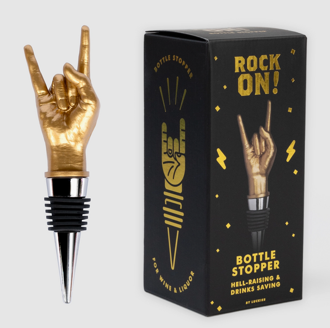Rock On Bottle Stopper