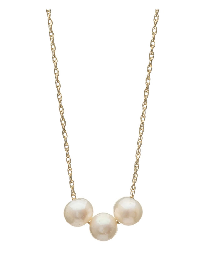 Triple Pearl Necklace