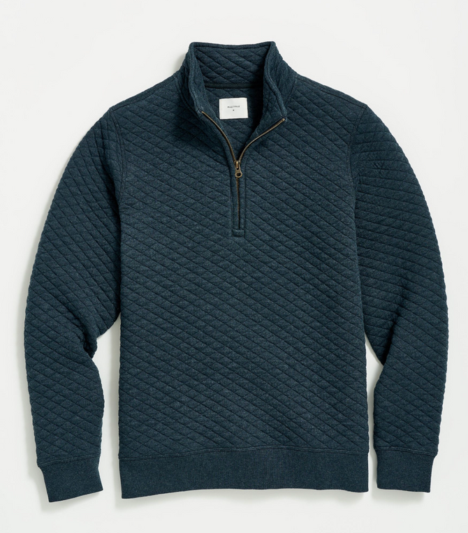 Diamond Quilt Half Zip