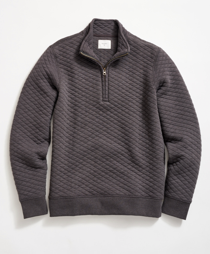 Diamond Quilt Half Zip