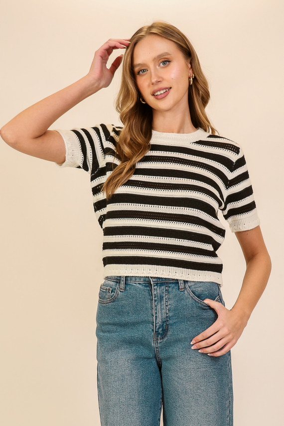 Nikki Striped Top