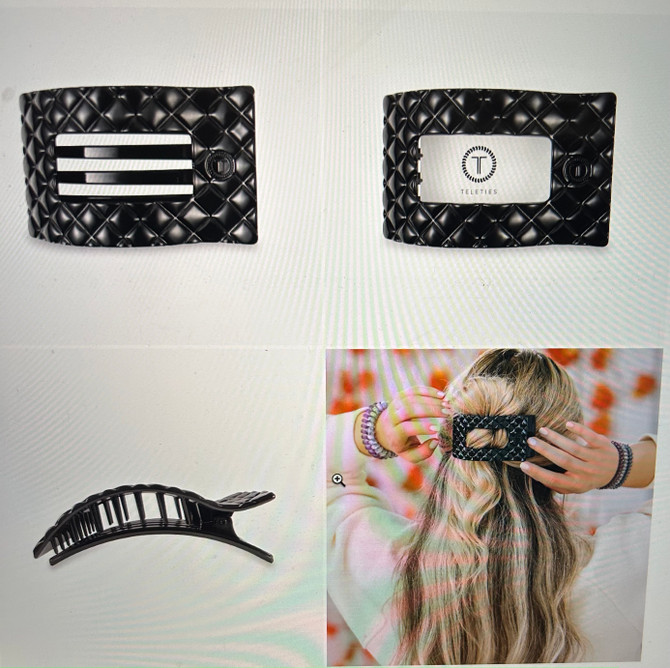 Flat Rectangle Hair Clip | Medium Taupe