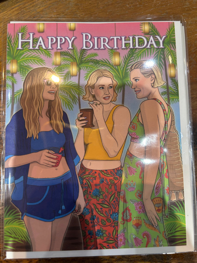 White Lotus Unhinged Birthday Card