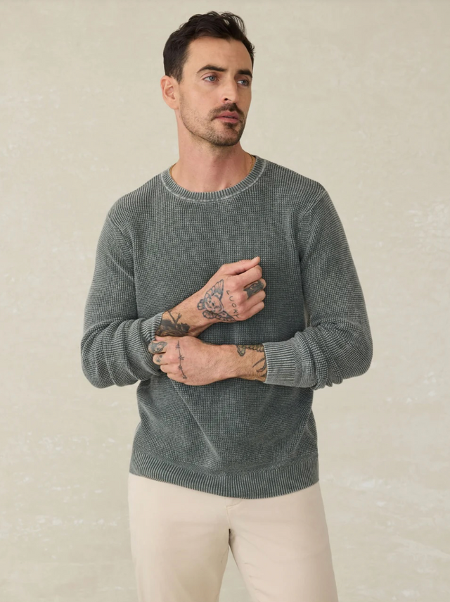 Sunwashed Crew Neck Sweater