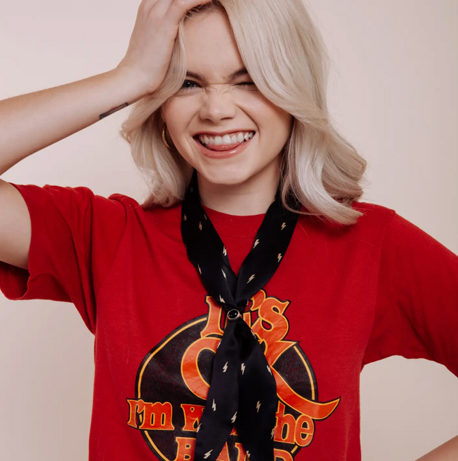 The Thunders Black Scarf