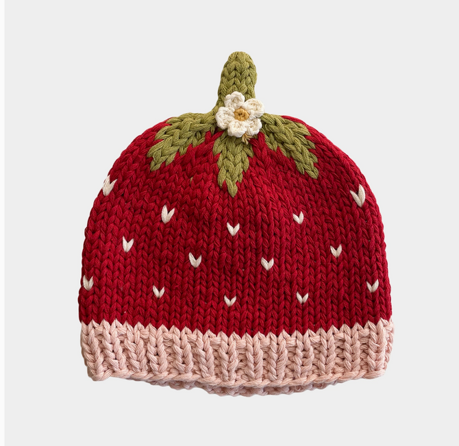 Addie Strawberry Beanie
