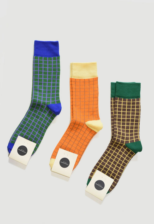 Window-Pane Socks