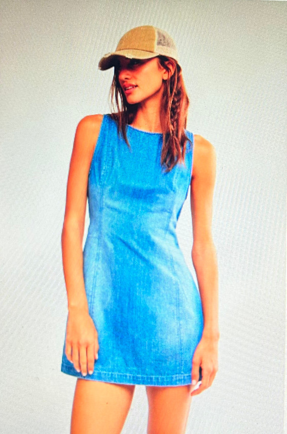 Atlas Denim Mini Dress