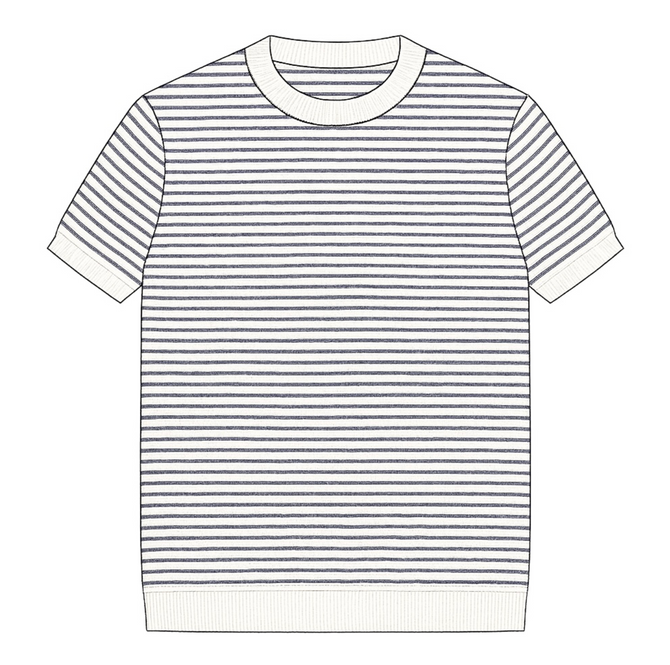 Seawell Beach Stripe Tee