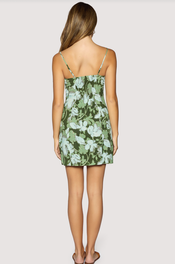 Petal Grove Mini Dress