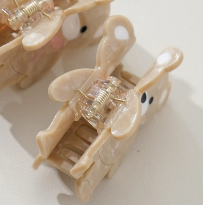 Teddy Bear Claw Clip