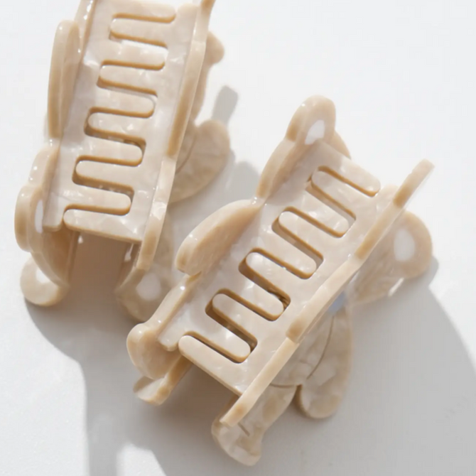 Blue Teddy Bear Claw Clip