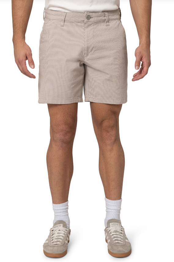 Nate Sand Seersucker Shorts