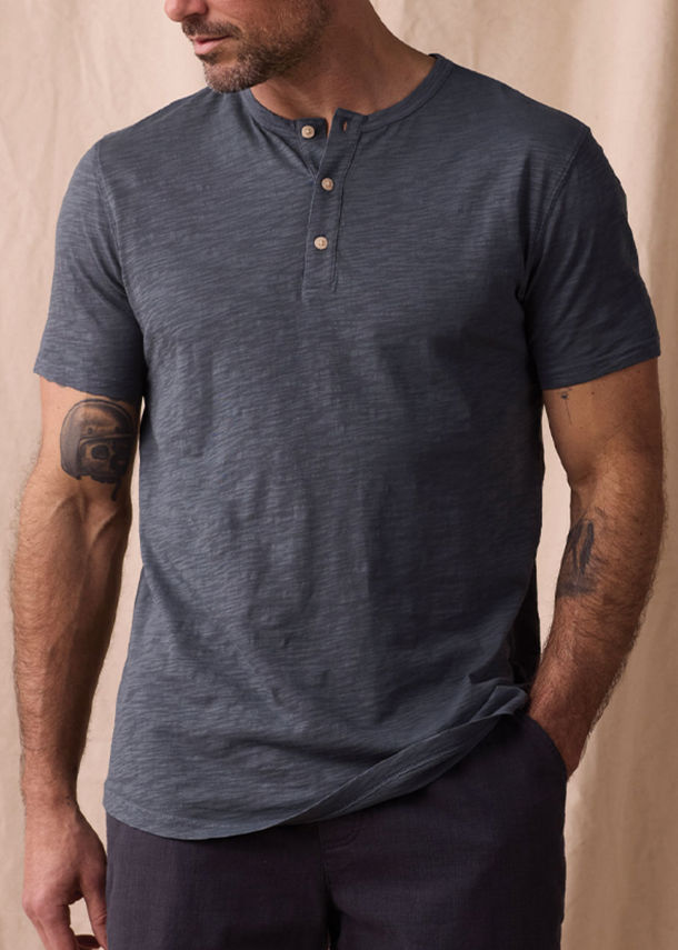 Vintage Slub Henley
