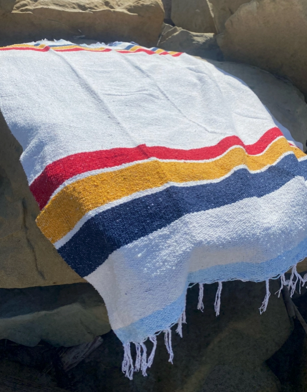 Vintage Camp Throw Blanket