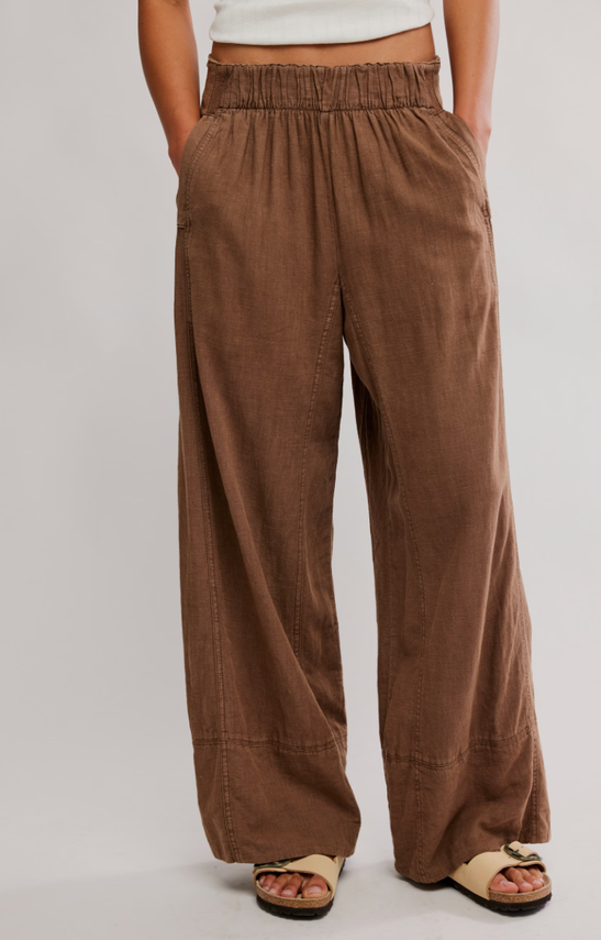 Days End Linen Pull On Pants
