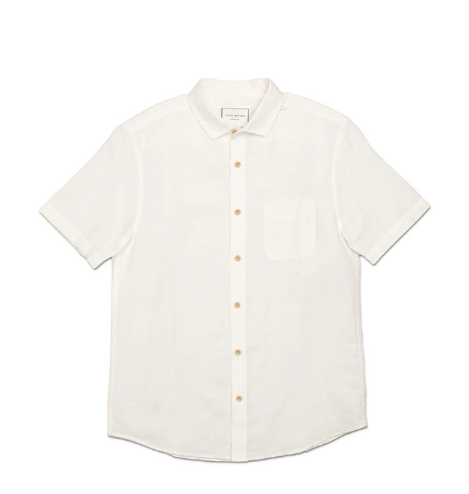 Linen Short Sleeve Short Sleeve Shirt