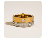 Greyson 18K Gold Band Ring