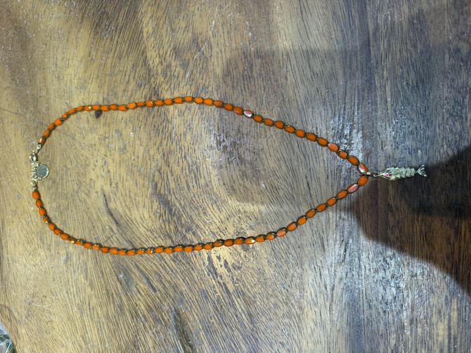 Anna Blair Beaded Necklace With Fish Charm